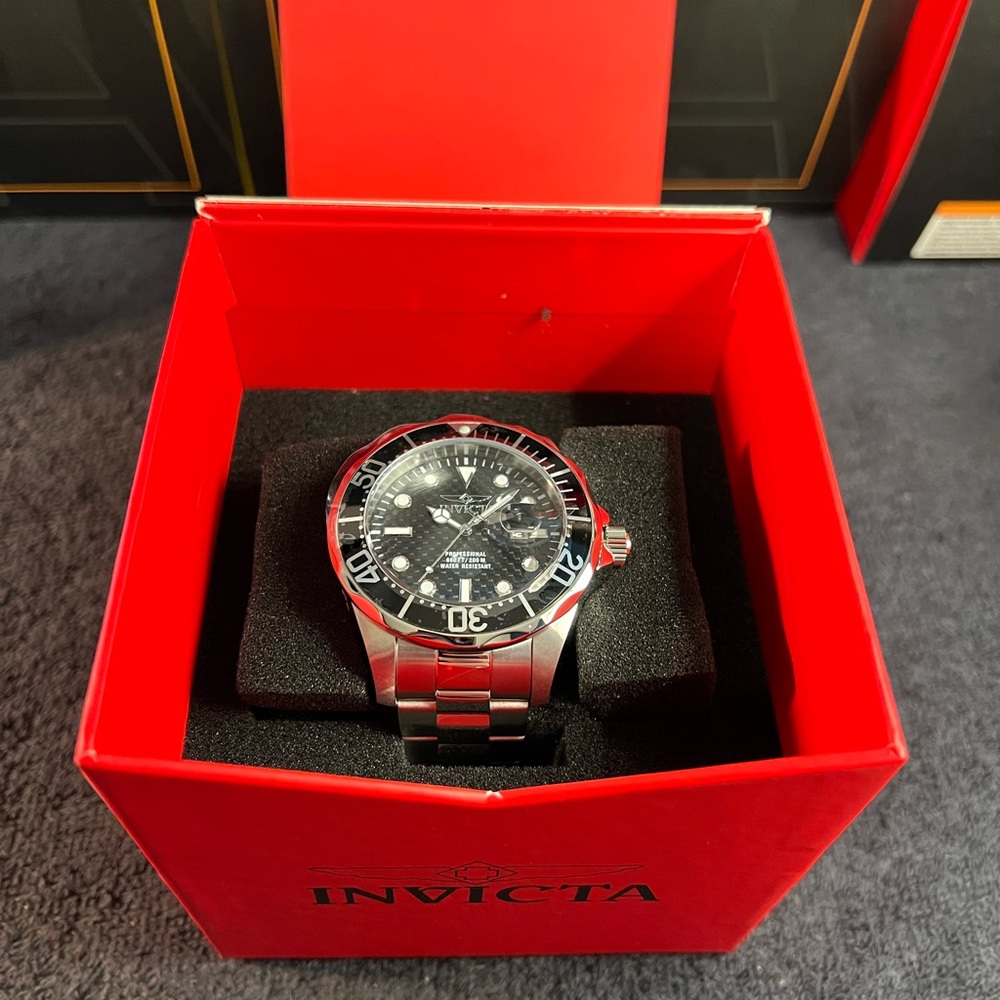 Invicta Grand Diver Men’s Watch-47mm MOD-12562 Steel & Black LIMITED!!! (NWT) - Picture 2 of 12